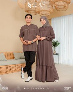 [READY STOK] Best Seller Sarimbit Seply Eksis Couple Hits Choco Milo Muslim Terbaru 2026