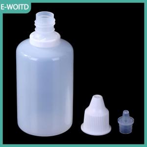 【E-WOITD】 10PCS 5 10 15 20 30 50ml Rỗng nhựa dropper chai sơn dầu vẻ đẹp có thể ép bơm lại chai mỹ phẩm lưu trữ chai