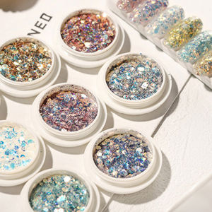 🔥🔥Roman Holiday 8 Colors Irregular Candy Shell Paper Colorful Shell Glitter Paillette DIY Epoxy Silicone Resin Molds Filling Craft Nail Art Decoration