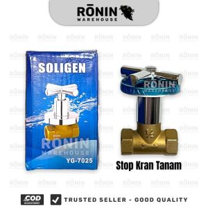 SOLIGEN Stop Kran Tanam Kuningan YG-7025 Keran Air Shower