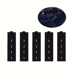 Metal Button Extender for Jeans Vintage Style Adjustable Waist Buckles Detachable Extended Button for Pants
