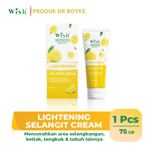 Wish Lightening Selangit Cream Lotion Pencerah Kulit BadanKetiakSelangkangan