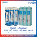 Bộ 6 Lõi Lọc Smax HP 6.2 KAROFI Hiệu Suất Cao MẪU MỚI NHẤT Dùng Cho Các Máy KAQ-U05, KAQ-U95, KAQ-P95, KAQ-O07, KAD-D88.... 