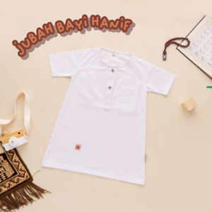 Jubah bayi Hanif / Jubah Bayi Aqiqah / Gamis Anak Laki - Laki