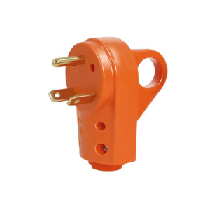 Male/Female RVs Receptacle Plug with Ergonomic Handle Electrical Power Connector Heavy Duty Power Plug Adapter