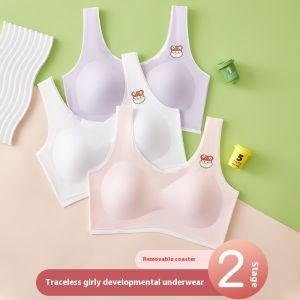 Calcenubes thoải mái không đường viền áo ngực cho cô gái tuổi teen với thiết kế dễ thương và hỗ trợ