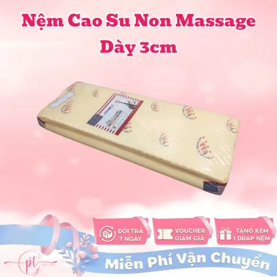 Nệm Cao Su Non Massage America Dày 3cm Kích Thước 80cm/1m/1m2/1m4/1m6/1m8 Tặng Kèm Áo Bảo Vệ Nệm - Giao Hỏa Tốc 2H HCM