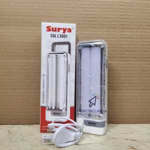 Lampu LED Surya SQL L3001 Portable Emergency USB Rechargeable 2000MAH