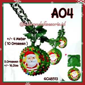 NEW GARLAND TARIK FOIL RUMBAI EDISI NATAL / BANNER GARLAND GANTUNG TARIK HIASAN DINDING CHRISTMAS EDITION / GARLAND SLINGER TINSEL / GARLAND FOIL TARIK DEKORASI NATAL / GANTUNGAN AKSESORIS NATAL / CHRISTMAS DECORATION | GCH8310 | GCH8513