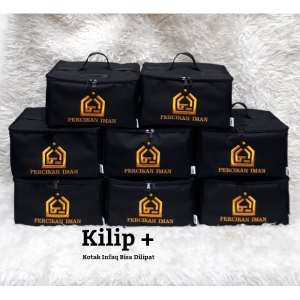 Qshop- Kotak Infaq /kotak Amal KILIP+ uk. 28x20x15cm bahan CANVAS BORDIR Kotak Infaq Praktis Dan Bisa Dilipat Bordir Nama Dan Logo Sesuai Permintaan - Lazada