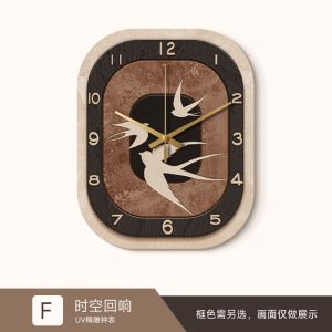 Wall Clock For Living Room Wall Watch For Living Room Clock Wall Art  Maillard Chinese Ancient Style with Clock Wall-Mounted Creative French Retro Decorative Painting Creative Wall Clock Home Decor