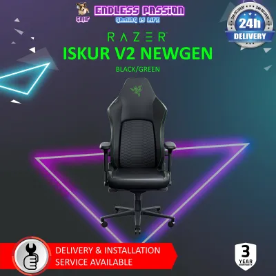 Razer Iskur V2 NewGen - Ergonomic Gaming Chair with Breathable Comfort