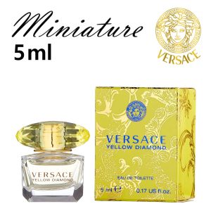 VERSACE Yellow Diamond Woman Eau de Toilette 5ml MINIATURE (MINI SIZE) (Parfum / Perfume) EDT Sample Miniature Mini Trial Travel Size Original Italy