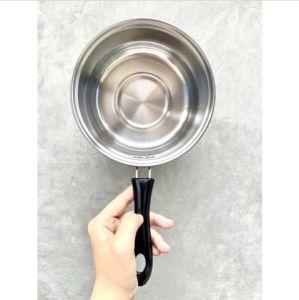 PANCI MIE STAINLESS STEEL PANCI SUSU PALING MURAH 18CM SAUCE PAN - PANCI REBUS AIR MIE - WAJIB TAMBAH KARDUS / BUBBLE