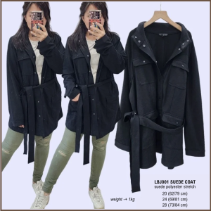 Jaket Winter Wanita Murah 001 Suede Coat