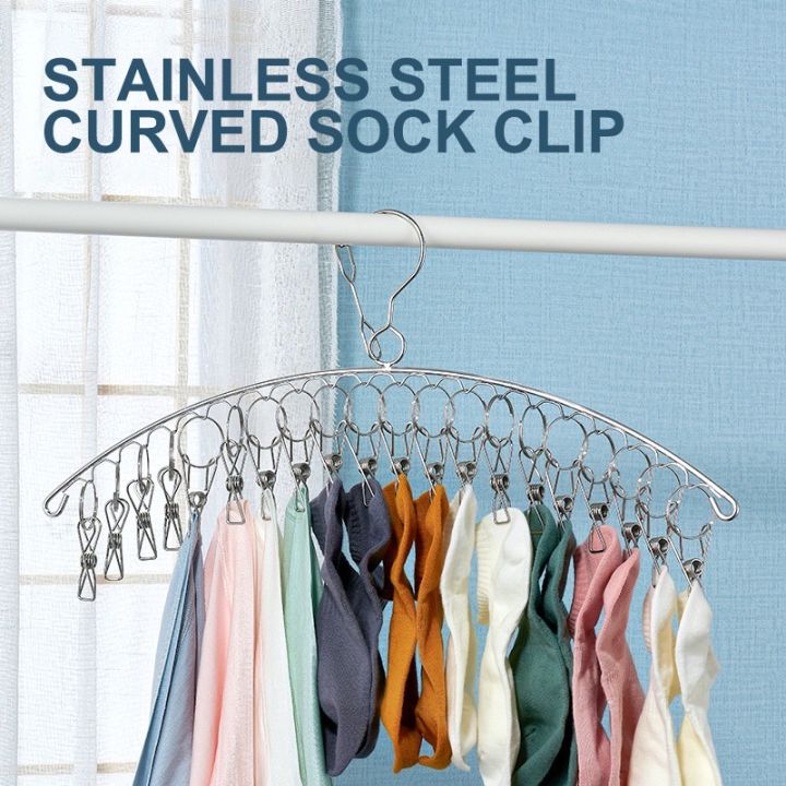 8/10/20 Clips Stainless Metal Laundry Socks Washing Clothes