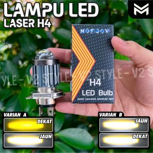 LAMPU UTAMA BOHLAM MOTOR LED H4 LASER SENJA PLUS DEVIL LAMPU DEPAN H4 SENJA DEVIL FLASH LAMPU H4 DEVIL EYE HI/LOW SOKET H4 SOCKET H4 BHOLAM LED VERZA OLD BYSON VIXION CBR CB KLX CRF NINJA R15 PULSAR YSF DTRACKER KSR ATHLETE MX KING SCOOPY TRUCK BUS FUZO