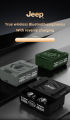 Jeep EW130 Wireless Earbuds Bluetooth 5.4 Headphones , 80 hours of Ultra-Long Battery Life  Bluetooth Earbuds, Deep Bass Gaming music Earphones with ENC Mic, Waterproof and sweatproof Wireless Headsets for Workout/Running. 