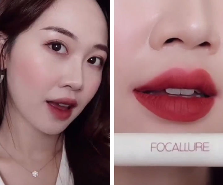 Focallure Velvet Matte Lip Clay Lightweight Lips Mud Nude Lip Gloss