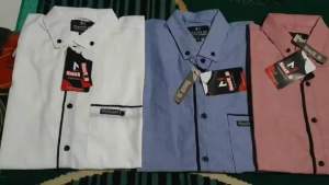 Kemeja Pria Lengan Pendek Oxsport: Ukuran Jumbo & Desain Simple