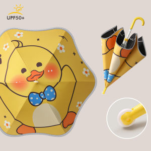 ร่มขนาดพกพา ร่มกันเด็กฝนลายการ์ตูน กันฝน กันแดด ร่มขนาดพกพา  มุมโค้งมนป้องกันการแทง มี 5 สีให้เลือก ทันสมัย พกพาสะดวก น้ำหนักเบา Umbrella