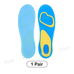 COD Gel Insole Insert Sport Heel Cup forefoot Cushion Pad Running Silicon Soft Comfort Sole