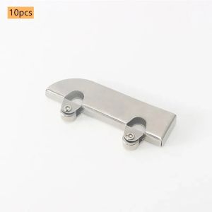 10pcs Stainless Steel Double Flywheel Rollers for Glass Sliding Door Systems
