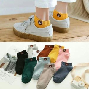 Combo 10 Đôi Vớ/Tất gấᴜ Mèo Cổ Ngắn và Combo 10 đôi Tất/vớ Xỏ Ngón Cotton GVG Siêu Dai. LKP