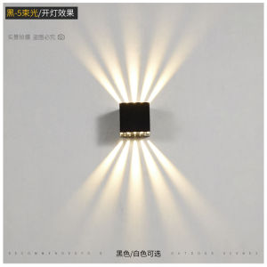 SXH  Double Head led Outdoor Waterproof Wall Lamp Wall Corridor Balcony up and down Glowing Creative Aisle Floodlight Decorative Spotlight