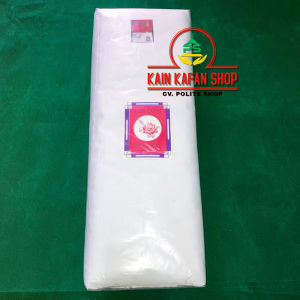 Kain kafan / Kaci / mori Jenazah lebar 150 cm Mawar 1 Gulung