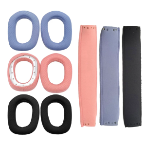 Mềm Earpads Miếng đệm tai Headband Mat cho G435 Tai nghe mặc thoải mái và dễ dàng cài đặt