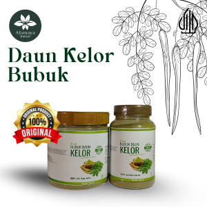 PROMO Bubuk Daun Kelor Herbal Moringa Asli -  Serbuk Premium Powder Original 150gram Halus Asli