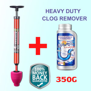 【3-second Drainage System】High-pressure pneumatic pipe unclogging device - The ultimate solution for clogged toilet drains kitchen sinks and water tanks. Flexible hose version.