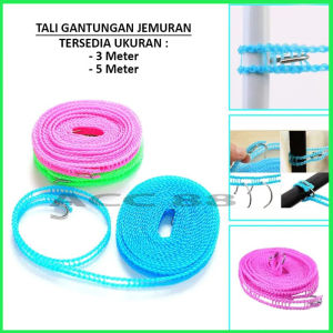 TALI GANTUNGAN JEMURAN 3 5 METER IMPORT MURAH