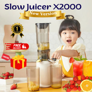 Home Slow Juicer 1000ML | Quiet Motor | Easy Assembly & Cleaning