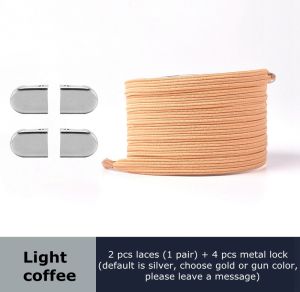 Metal lock Shoe Lace Elastic Flat Multi color options Easy to remove No tie shoelace Child adult Universal Lazy Shoelaces