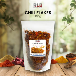 100 grams Organic Pure Natural Chili Pepper Flakes - Chili Flakes - Crushed Red Chili Pepper Flakes - Anti-Inflammatory Increases Fat Burning Skill - Kitchen Herbs and Spices Seasonings Condiments for Kimchi Spicy Chili Flakes for Dishes Cuisine Pasta