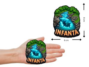 Travel INFANTA Stunning magnets. Beautiful Art Lasting Memories Souvenir