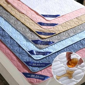 Sandwich Cotton Quilted Waterproof Bed Pad Elderly and Children Bed Protectors Pads Non-slip Anti Dust Skin-friendly Bed Cover2026