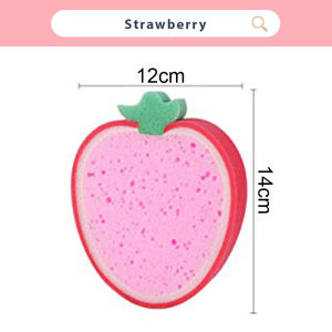 [1PC] Borong365 Span Cuci Pinggan Span Bentuk Buah Comel Cute Fruit Shape Sponge Kitchen Sponge Dishwashing Sponge