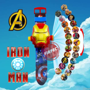 [F86] JAM TANGAN ANAK IRONMAN LAMPU PROYEKTOR LAKI LAKI