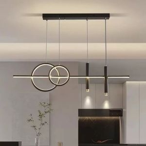 Lampu Gantung Ruang Makan Lampu Gantung Hias Lampu Gantung Proyektor Bintang Minimalis Panjang Mewah