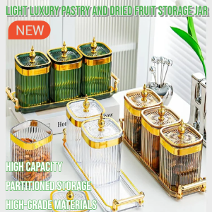 กระปุกเก็บอาหารอเนกประสงค์ กระปุกเก็บของแบบปิดสนิท ความจุขนาดใหญ่ ป้องกันแมลง ภาชนะจัดระเบียบครัว