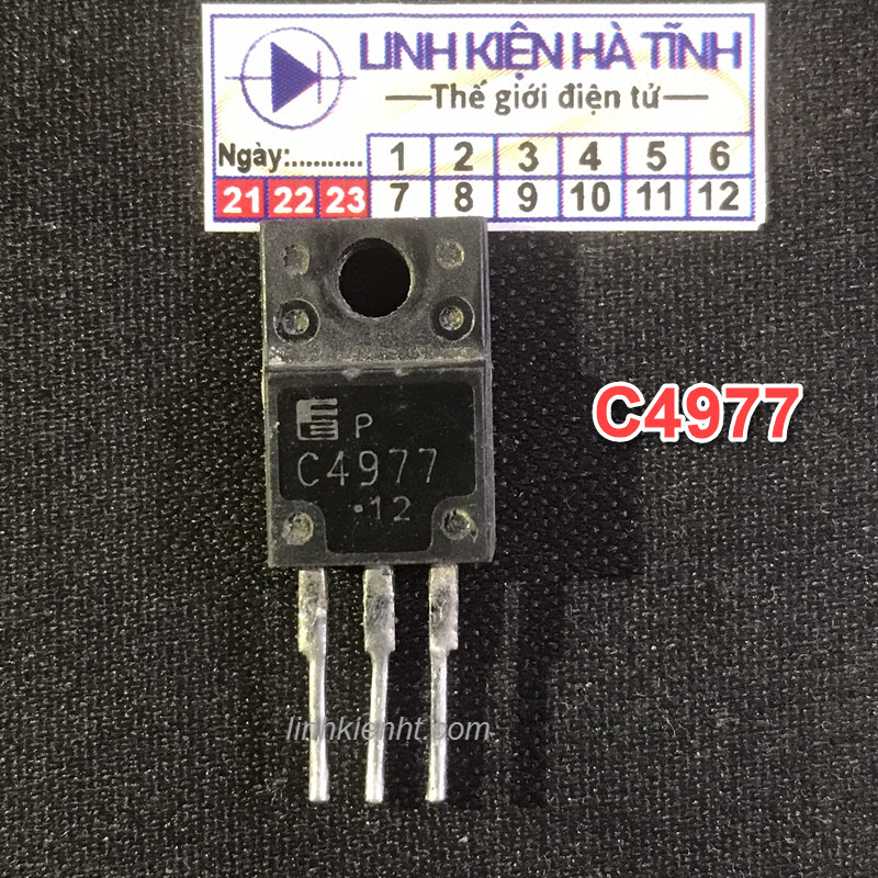 C4977 2SC4977 400V 7A Transistor kênh N tháo máy-AH22