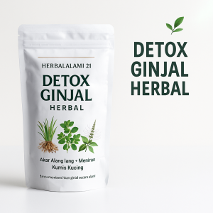 TEH Ramuan Holistik DETOX GINJAL | Teh Herbal Akar Alang Alang Daun Kumis Kucing Keji Beling Rimpang