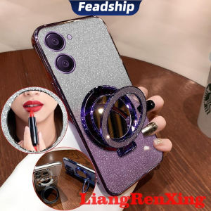 Feadship Case for REALME 10 2022 4G realme 10 pro 4G REALME 10 PRO PLUS phone case Softcase Silicone shockproof Cover new design Clear aesthetic Cosmetic mirror with holder SFSHZJ01