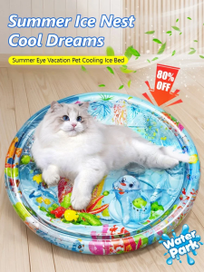 เจลทำความเย็นสำหรับแมว เหมาะสำหรับสัตว์เลี้ยง เนื้อหนา เย็นสบาย เจลทำความเย็น คูลลิ่งที่นอน Cat Cooling Pad คูลลิ่งเจลแพด