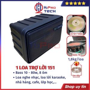 Loa Lời Nghe Nhạc Hay 151 80W ( Giá 1 Cái Tặng Dây Loa) Loa Trợ Lời Karaoke Treo Tường Cafe Nhà Hàng - H2pro