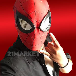 พร้อมส่งทันที หน้ากากสไปเดอร์แมน หน้ากาก ไอ้แมงมุม สไปเดอร์แมน Spiderman Mask Super Hero Cosplay 3D ขนาดฟรีไซส์ ยืดได้ ใส่ได้ทั้งเด็กและผู้ใหญ่