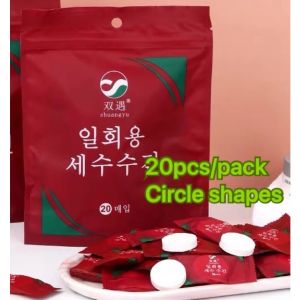 20pcs/pack Disposable Candy type compression Cotton Towel Travel carry on Towel